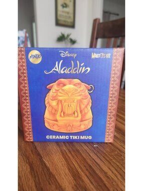 mondo disney aladdin cave of wonders tiki mug